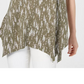 Style & Co Women's Petite Printed Tank Top Green Size PS
