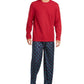 Club Room Men's Printed Pajama Set Blue Size X-Large