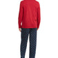 Club Room Men's Printed Pajama Set Blue Size X-Large