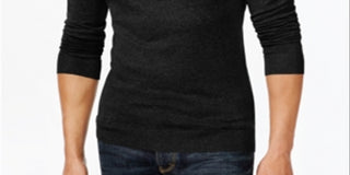 Alfani Men's Turtleneck Sweater Black Size Medium