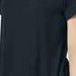 JM Collection Women's Scoop-Neck Top Blue Size X-Small