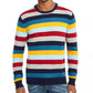 Club Room Men's Regular-Fit Multi-Stripe Sweater Blue Size XX-Large