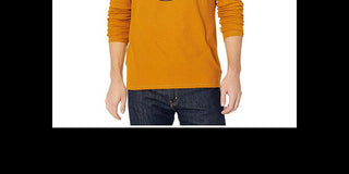 Levi's Men's Expo Thermal T-Shirt Men's Clothing Yellow Size X-Large