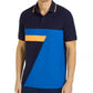 Club Room Men's Colorblocked Performance Polo Shirt Blue Size Size Small