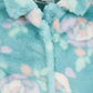 Epic Threads Toddler Girl's Floral Print Faux Fur Jacket Blue Size 3T
