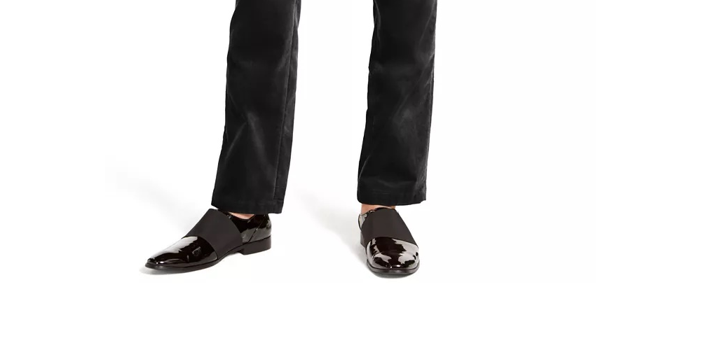 INC International Concepts Men's Big & Tall Slim-Fit Velvet Pants Black Size 44