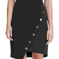 Tommy Hilfiger Women's Colorblocked Asymmetrical Dress Black Size 12