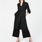 INC International Concepts Women's Belted Draped Trench Coat Black Size X-Large