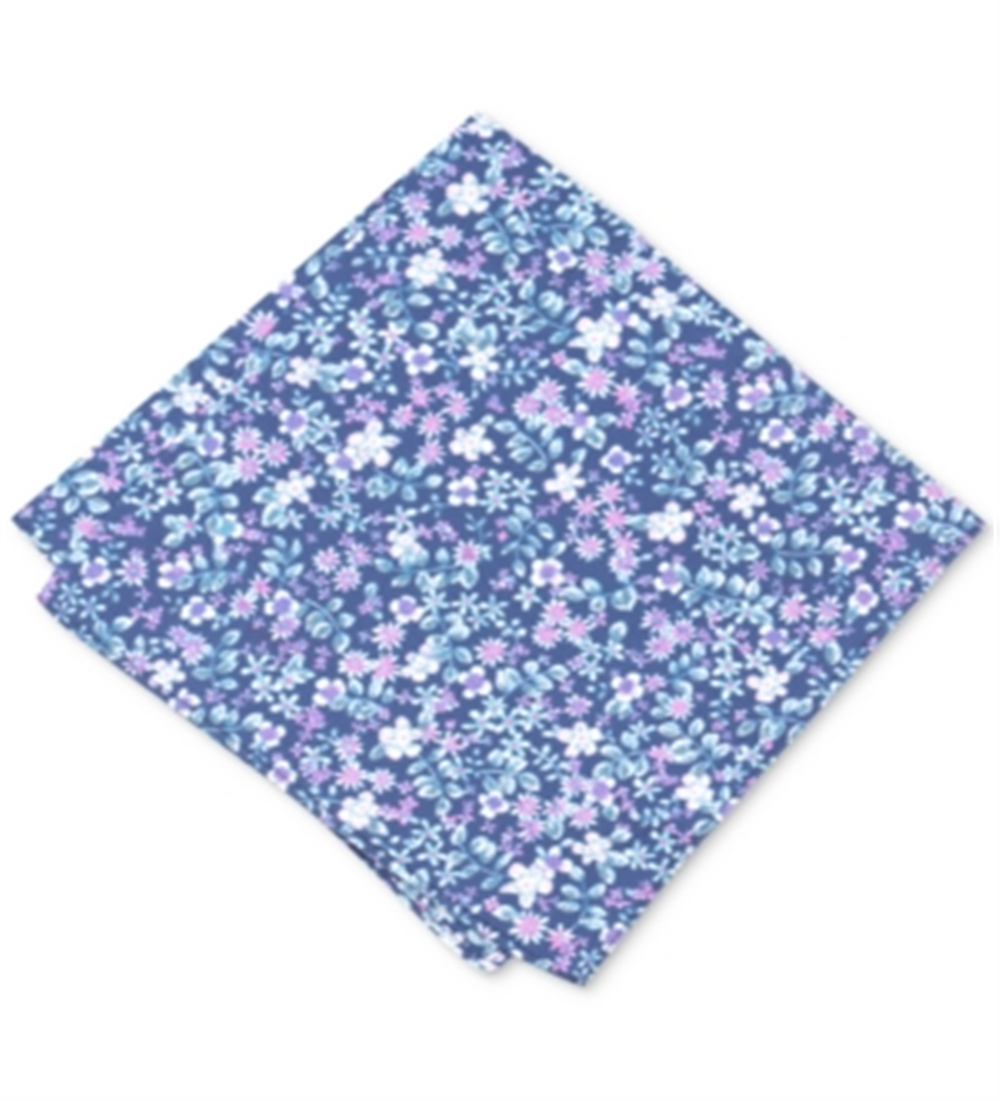 Bar III Men's Franconia Floral Pocket Square Purple Size Regular