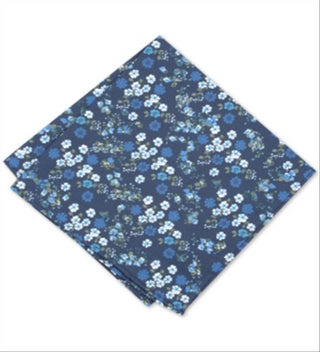 Bar III Men's Garside Floral Pocket Square Blue Size Regular