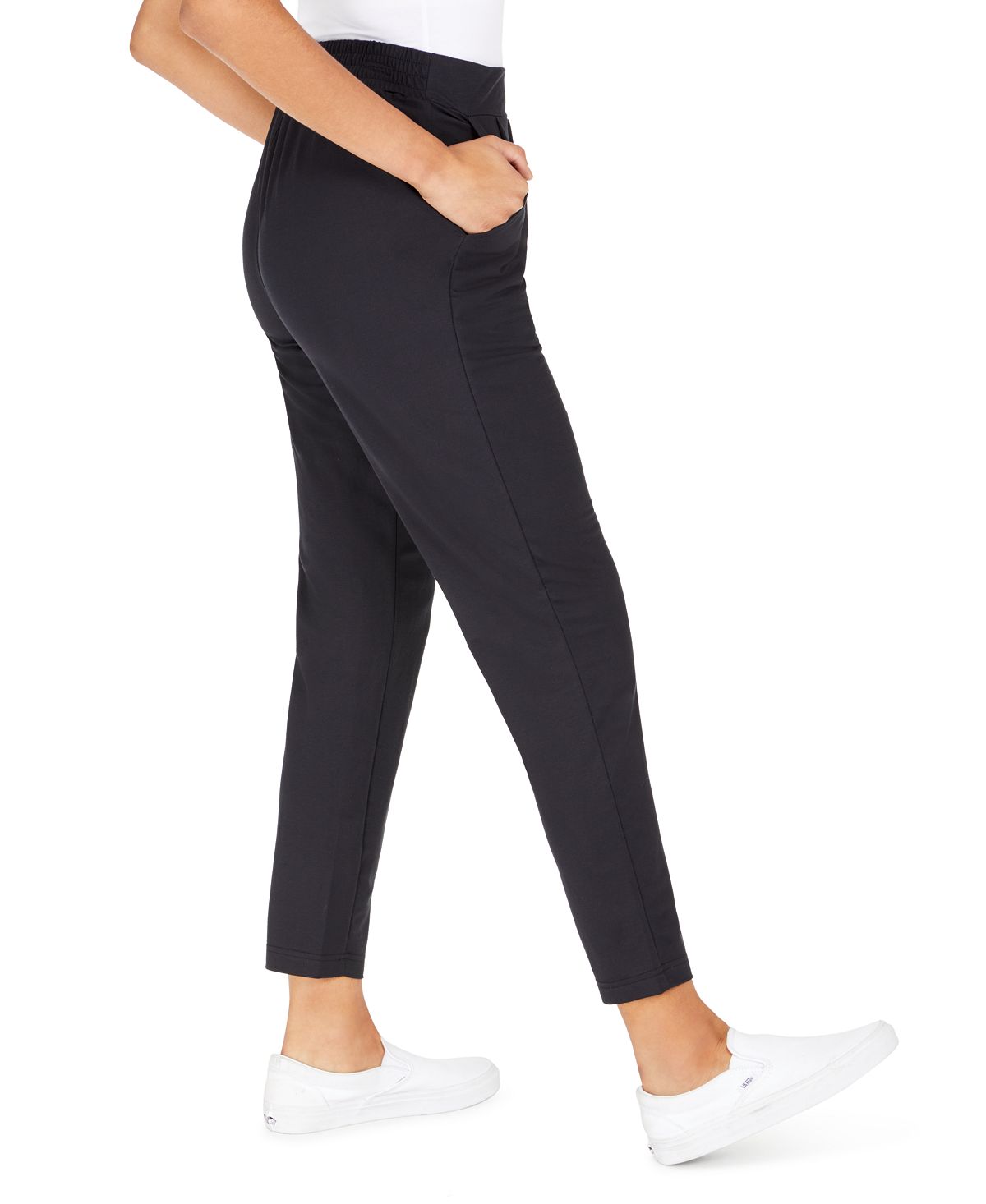 Indigo Rein Junior's Pleated Pull on Pants Black Size -XL