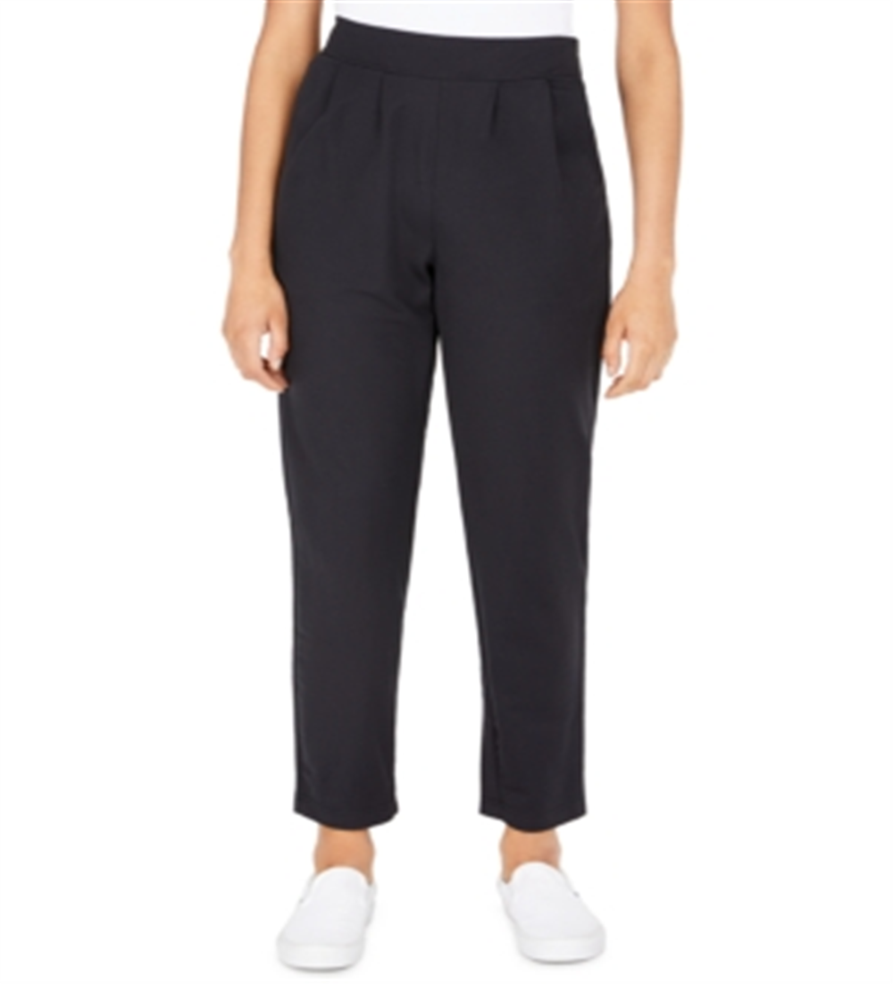 Indigo Rein Junior's Pleated Pull on Pants Black Size -XL