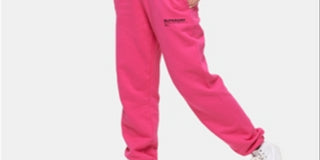 Superdry Women's Cotton Elissa Jogger Pants Pink Size XS