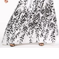 Morgan & Co Women's Trendy Plus Printed A Line Gown Black & White Size 22W