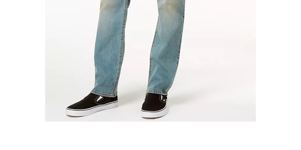 American Rag Men's Barkley Denim Mid Rise Straight Leg Jeans Blue Size 34X30