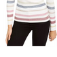INC International Concepts Women's Striped Pullover Sweater White Size XX-Large
