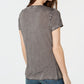 Inc Embellished Love T-Shirt Gray Size L