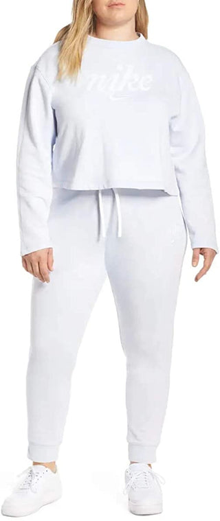 Nike Women's Sportswear Cotton Sweatpants Blue Size 2X