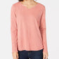 Style & Co Women's Cotton Thermal Top Coral Size PP