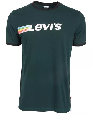 Levi's Men's Teesdale Logo T-Shirt Green Size Large