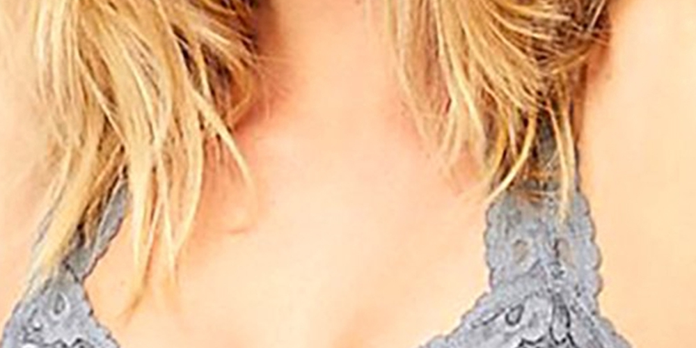 Free People Women's Halter Bralette Gray Size Medium