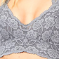 Free People Women's Halter Bralette Gray Size Medium