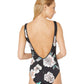 Surfin Love One Piece Swimsuit Black Size XS