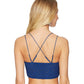 Free People Women's Adella Lace Bralette Blue Size Large