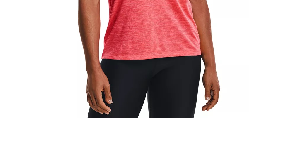 Under Armour Women's Twisted Tech V-Neck Shirt Pink Size X-Small