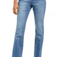 INC International Concepts Women's High Rise Button-Fly Bootcut Jeans Blue Size 2