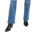 INC International Concepts Women's High Rise Button-Fly Bootcut Jeans Blue Size 2