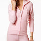 Juicy Couture Women's Robertson Velour Hoodie Grey  Size Small