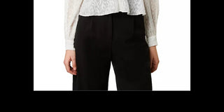 French Connection Women's Brenna Fil Coupe Blouse White Size 12