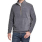 Weatherproof Vintage Men's Long Sleeve Classic Fit Quarter-Zip Fleece Sweater Gray Size XXX-Large