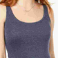Maison Jules Women's Fitted Tank Top Blue Size Large