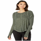 Free People Women's Movement Lay up Long Sleeve T-shirt Green Size Large