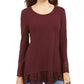 Style & Co Women's Layered Look Tunic Green Size X-Small