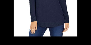 Charter Club Women's V Neck Sweater  Blue Size XX-Large