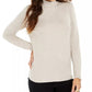 Style & Co Women's Mock Neck Top Brown Size PM