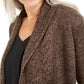 Karen Scott Women's Shawl Collar Cardigan Brown Size Medium