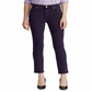 Ralph Lauren Women's Zippered Pocketed Ankle Straight Leg Jeans Purple Size 14