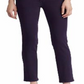 Ralph Lauren Women's Zippered Pocketed Ankle Straight Leg Jeans Purple Size 14