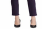 Ralph Lauren Women's Zippered Pocketed Ankle Straight Leg Jeans Purple Size 14