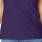 Karen Scott Women's Mock Neck Sleeveless Top Purple Size XX-Large