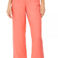 Charter Club Women's Linen Drawstring Waist Pants  Green Size Medium