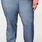 Charter Club Women's Plus Tummy Control High Rise Skinny Pants Blue Size 14W