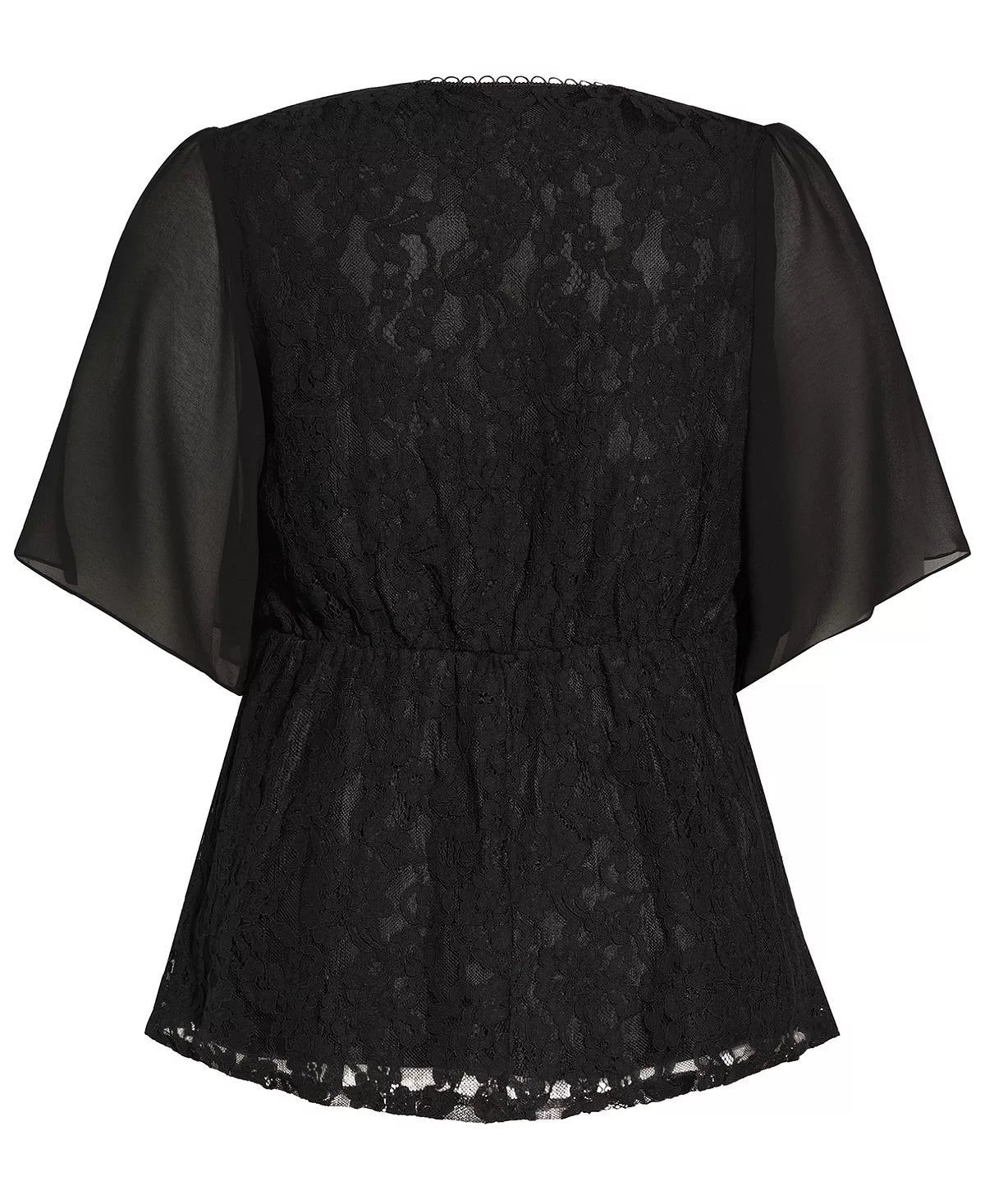 City Chic Women's Trendy Plus High Born Top Black Size 18W