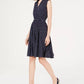 Charter Club Women's Polka Dot Shirtdress  Blue Size 12