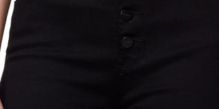 Sanctuary Women's Slit Hem Boot Cut Jeans Black Size 27