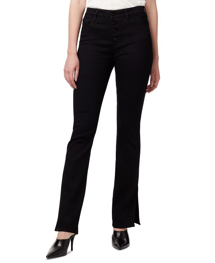 Sanctuary Women's Slit Hem Boot Cut Jeans Black Size 28